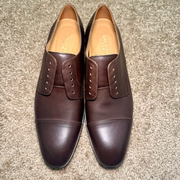 Marc Fisher LTD Brown Men’s Leather Dress Shoes, Size 9 - Picture 9 of 9